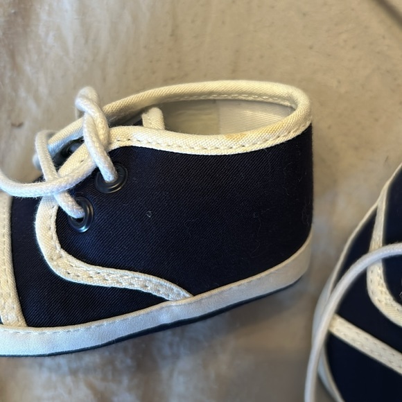 Janie and Jack Crib shoes size 1 - Picture 3 of 4